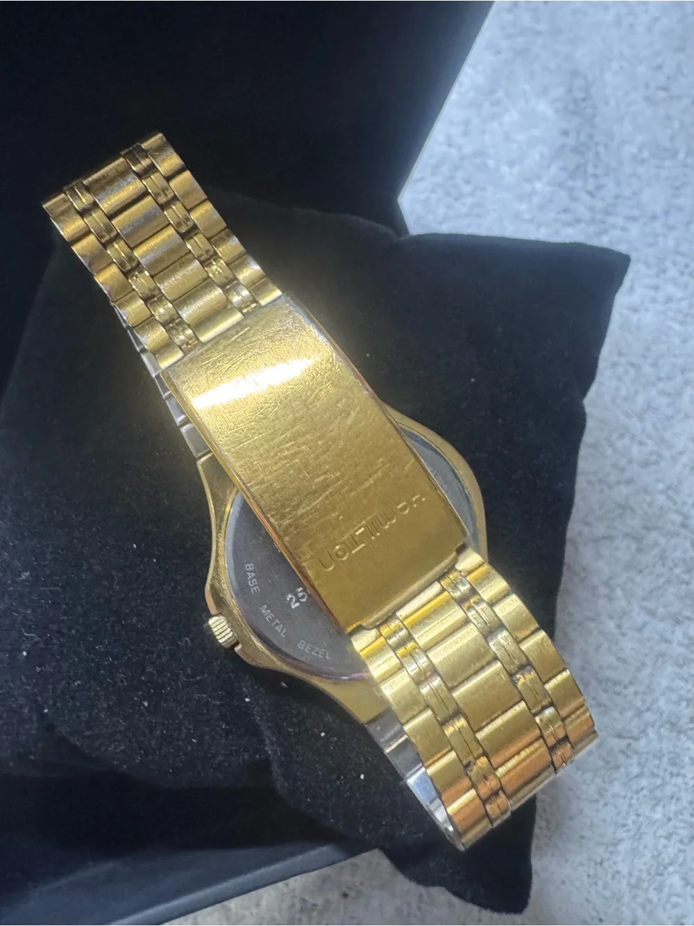 #176 Hamilton Gold-Tone Men's Watch with Daters